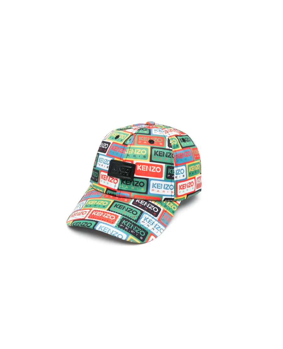 Kenzo label all over hat